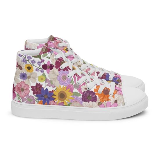 Discover Floral High Top Sneakers * Concert Tour Outfit * Folk Era * Grammys Dress * Flower Floral Wildflowers