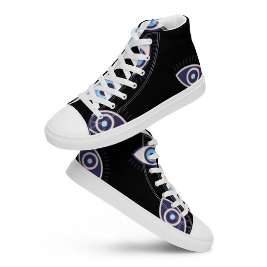 Discover EVIL EYE : Womens high top canvas shoes