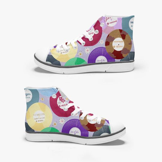 Discover TS taylor version Hightops, Gift For taylor version, TS sneakers,  taylor version Shoes, taylor version Gift, 1989