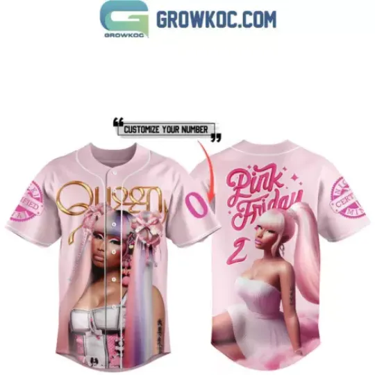 Nicki Minaj Pink Friday 2 Tour 2024 True Fan Personalized Baseball Shirt