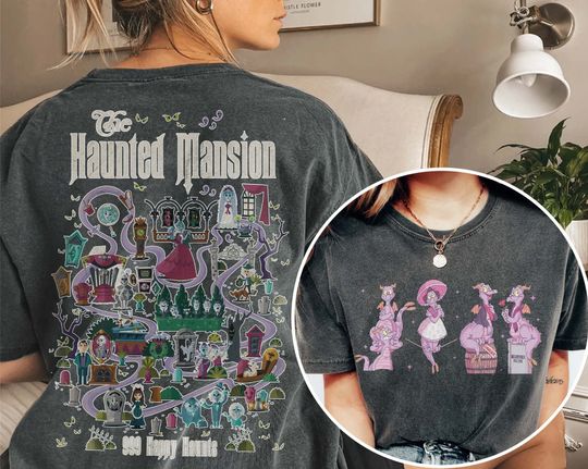 Haunted Mansion Figment Shirt, Figment Epcot Halloween Shirt