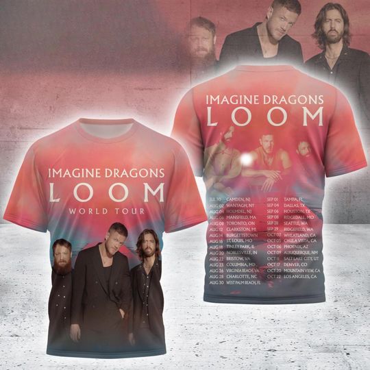 Discover Imagine Dragons Shirt, Loom Tour 2024 Tshirt, Loom Album Shirt, Imagine Dragons Tour Shirt, Music Concert 2024 Tee, Dan Reynolds Tshirt
