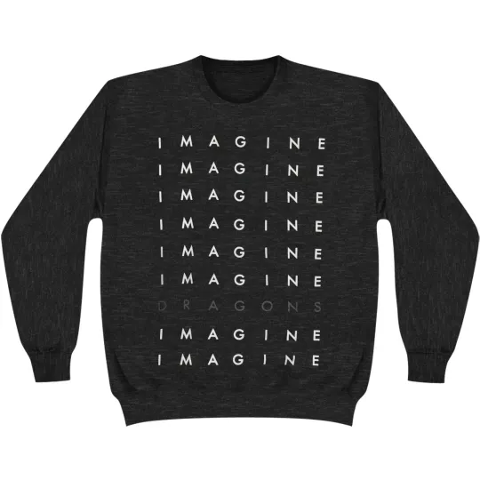 Discover Men's Imagine Dragons Repeat Logo Sweatshirt
