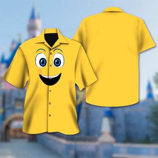 Joy Inside Out Halloween Costume Hawaiian Shirt, Inside Out Movie Hawaii T-Shirt