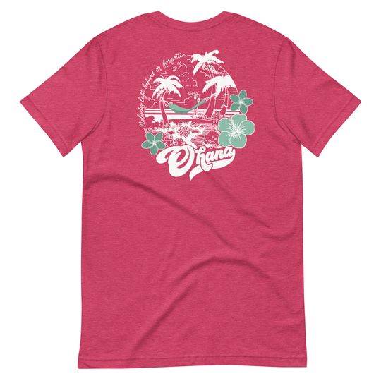 Discover Disney Lilo and Stitch Ohana Tropical Hawaii Unisex t-shirt