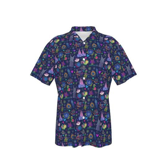 Discover Disney's Electric Parade - Vacation - Dad Disney Shirt -  Men's Hawaiian Shirt With Pocket