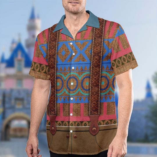 Discover Oaken Frozen Hawaii Shirt, Shopkeeper Button Up Shirt, Frozen Movie Hawaiian Shirt