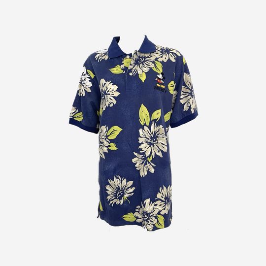 Authentic Disney Vintage 1990's Mickey Mouse Hawaiian Polo Shirt (S-L)
