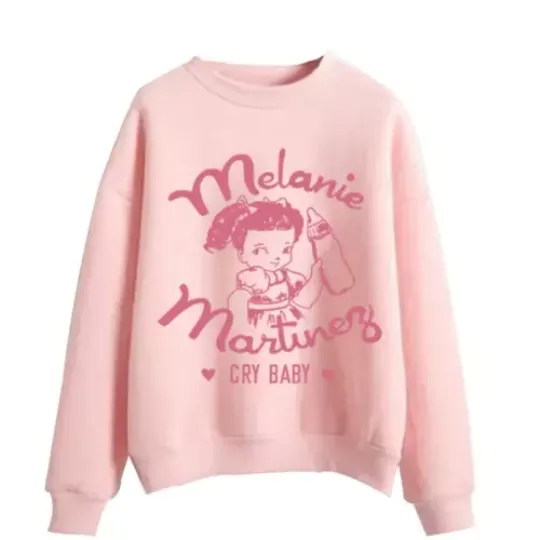 Melanie Martinez Cry Baby Sweatshirt Popular Music Fashion Harajuku Hip Hop Unis