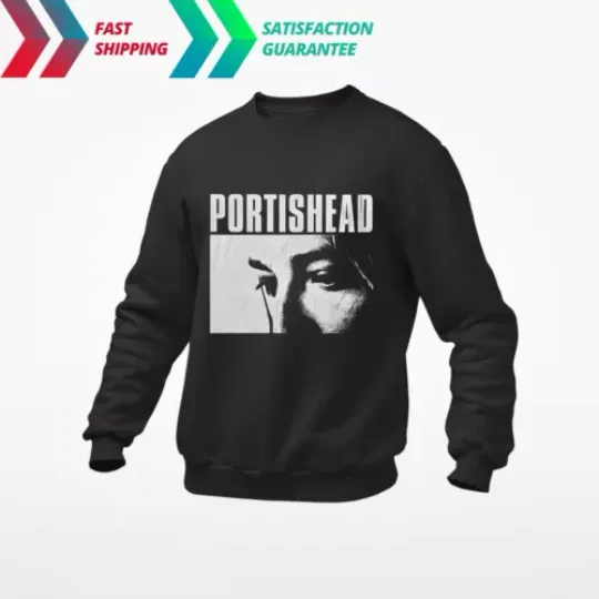 Discover Portishead Rock 90s Album Concert Tour Merch, Vintage Graphic Sweatshirt