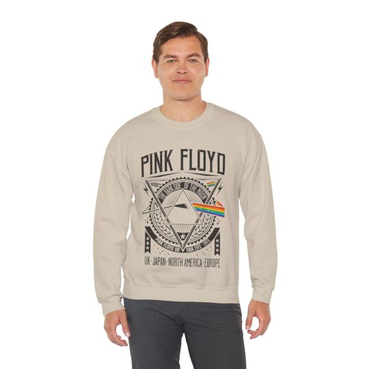 Pink floyd Sweatshirt | pink floyd band | pink floyd appael | dark side of the moon band | pyramid sweatshirt | rock and roll sweatshirt