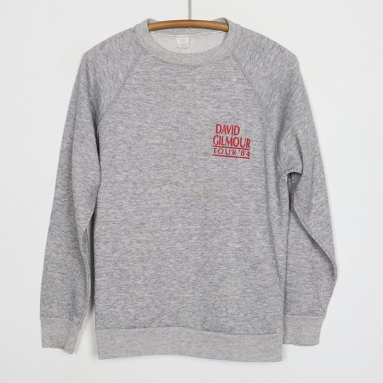 Discover Vintage 1984 david gilmour tour sweatshirt