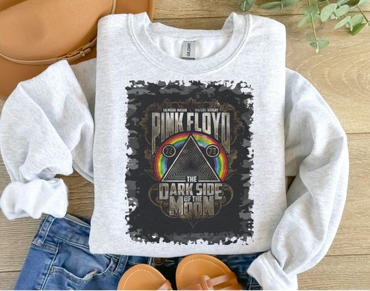 Pink Floyd shirt, fan art sweatshirt, retro band shirt, gift for him, gift for her, comfy sweatshirt