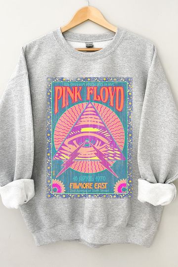 Pink Floyd 2 Printed sweatshirt, graphic quote sweatshirt, unisex sweatshirt