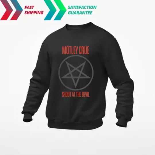 Discover Motley Crue Rock Band Album Tour Sweater Merch Vintage Graphic Sweatshirt