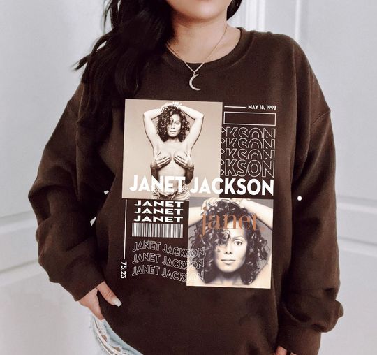 Vintage Janet Jackson T shirt, Janet jackson Retro shirts, Janet jackson Vintage Sweatshirt Music, Hip Hop tshirt, Fan tshirt