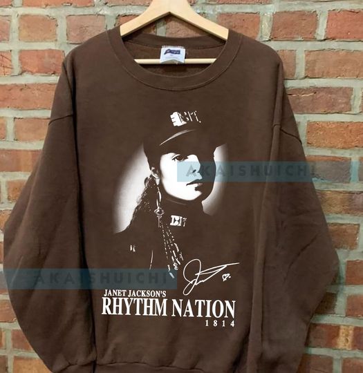 Rhythm Nation 1814 Janet Jackson Tshirt, Janet Jackson T-shirt, Janet Jackson vintage fans gift for men women unisex tshirt