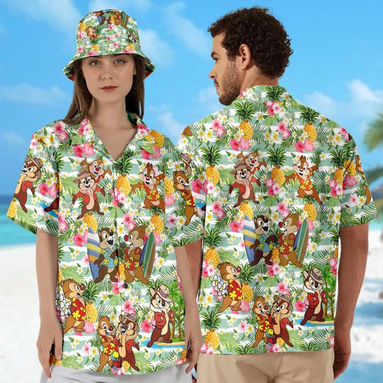 Discover Squirrel With Pineapple Hawaii Beach Shirt,  Squirrel Hawaiian Shirt