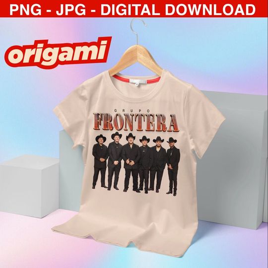 Discover Grupo Frontera Musica Regional Mexican - Without Backgroung Vintage 90s Inspired