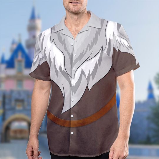 Discover Sven Reindeer Hawaii Shirt, Sven Frozen Button Up Shirt, Frozen Movie Hawaiian Shirt