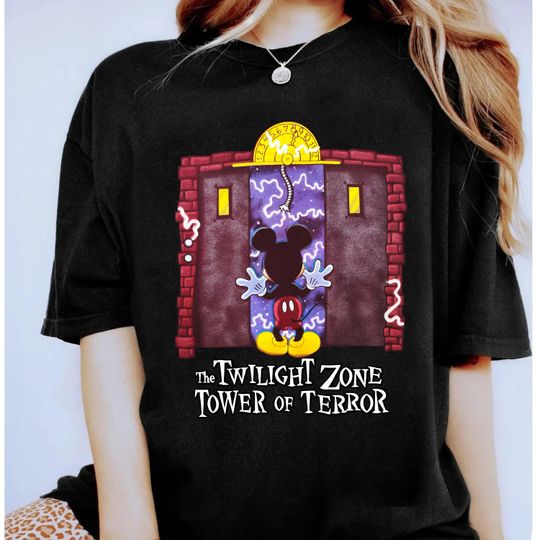 Disney Halloween Mickey Mouse The Twilight Zone Tower Of Terror Shirt, Mickey Halloween Shirt, Trick Or Treat, Disneyland Halloween Shirt