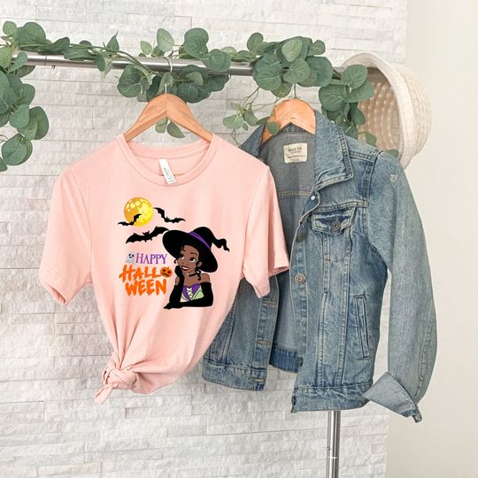 Disney Princess Tiana Halloween Shirt, Happy Halloween Shirt, Halloween Shirt For Women, Disney Halloween shirt