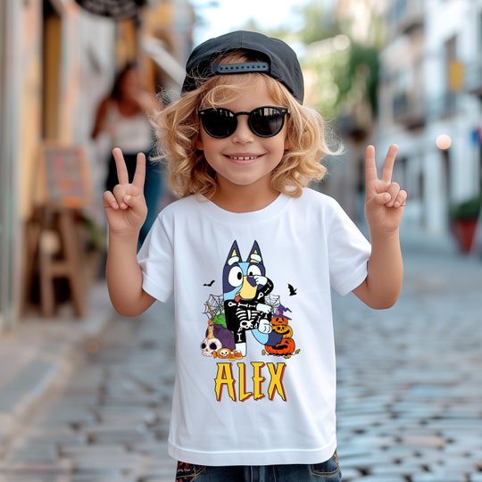 Discover Custom Halloween T-Shirt, Halloween Kids Tee, Halloween T-Shirt, Kids T-shirt, Boys Halloween Tee, Toddler T-Shirt, Spooky T-Shirt, Gift Tee