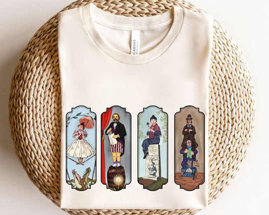 Discover Disneyland The Haunted Mansion Stretching Room Disney Trip Vintage Halloween Disney Movie Trip Vacation Trip Unisex T-Shirt Kid shirt Gift