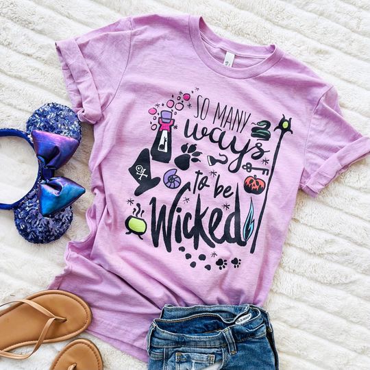 Discover Disney Villains T-Shirt Descendents So Many Ways to Be Wicked T-shirt