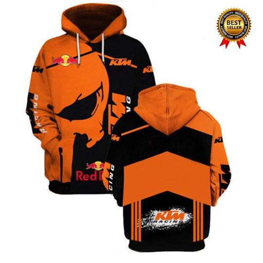 Men's 3D Printing Hoodie Motogp KTM Racing Motorcycle Shirt