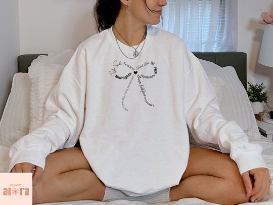Discover Coquette Taylor Bow Sweatshirt, Eras Art, taylor version, taylor version Gift Gift, Eras Tour, Trendy Bow, TS11, Taylors version, Fall sweatshirt,