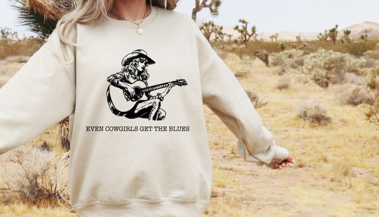 Discover Cowgirl Shirt, Cowgirl Summer Shirt, Cowgirl Vintage Sweatshirt, Vintage Western, Retro Western, Retro Rodeo, Cowgirls Get The Blues