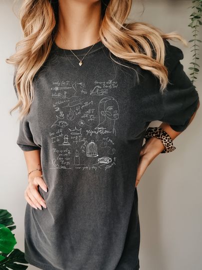 Discover Reputation Shirt, Reputation Tracklist Shirt, Reputation Era Shirt, Taylor Shirt, Eras Tour Shirt