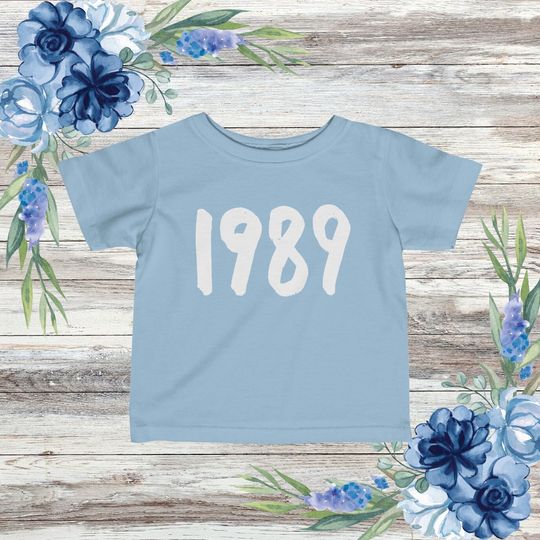Discover 1989 Infant Tee | In My 1989 Era Infant Tee| Taylor Clothing Merch | Taylor Theme Baby Shower Gift| taylor version Gift