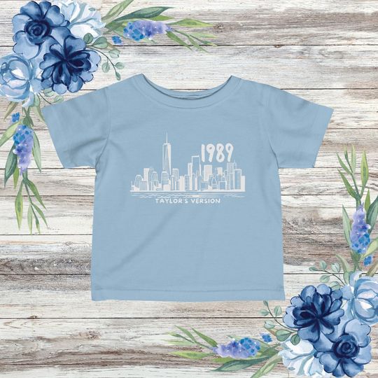 Discover 1989 New York Infant Tee | In My 1989 Era Infant Tee| Taylor Clothing Merch| Taylor Theme Baby Shower taylor version Gift