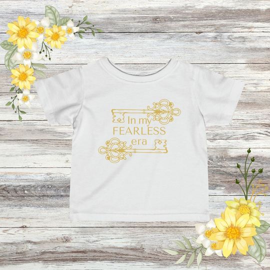 Discover In My Fearless Era Key Bodysuit| Fearless Era Infant Tee| Taylor Kid Clothing Merch| Taylor Theme Baby Shower Gift| taylor version Gift