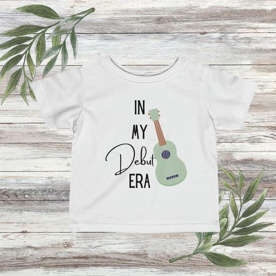 Discover In My Debut Era Guitar Infant Tee| Debut Era| Taylor Kid Clothing| Baby | Taylor Theme Baby Shower Gift| taylor version GiftI