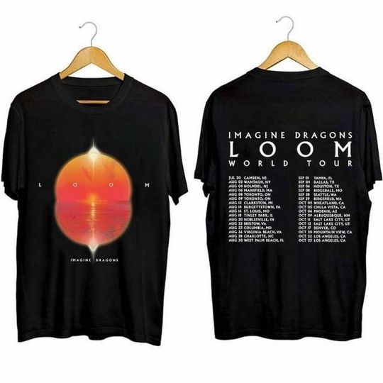 Discover Imagine Dragons Loom Tour 2024 T-Shirt, Imagine Dragons 2024 Concert Shirt, Imagine Dragons Band Fan Gift, Imagine Dragons Band Merch