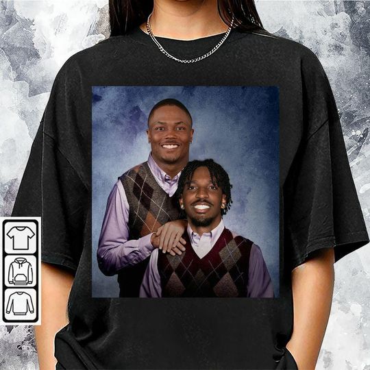 Discover Jayden Daniels Terry McLaurin Shirt, Football Washington Step Bros, Funny Football 90s Bootleg Unisex Shirt