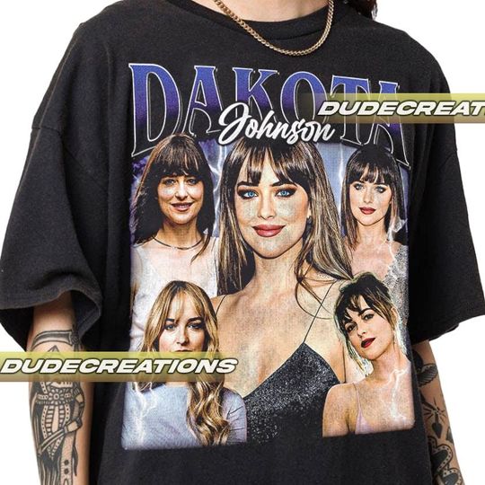 Discover Limited Dakota Johnson Vintage T-Shirt, Shirt Gift For Woman and Man Unisex T-Shirt