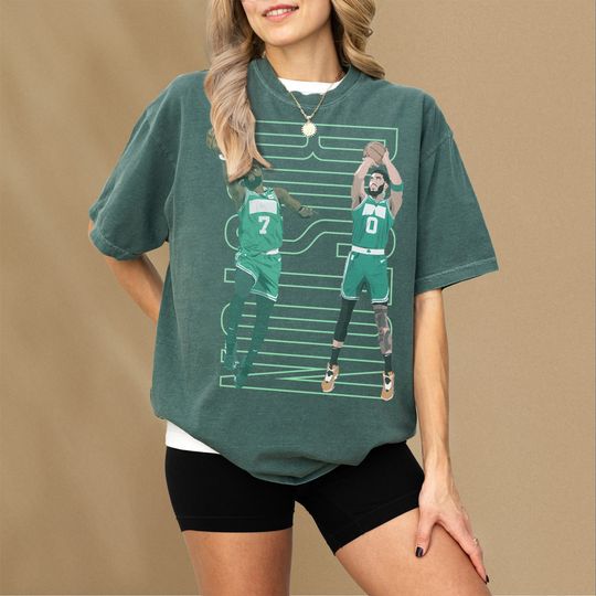Jayson Tatum Jaylen Brown Shirt, Retro Boston Basketball Graphic T-Shirt, Jason Tatum Bootleg Streetwear Tee Shirt, Gift for Boston Fans