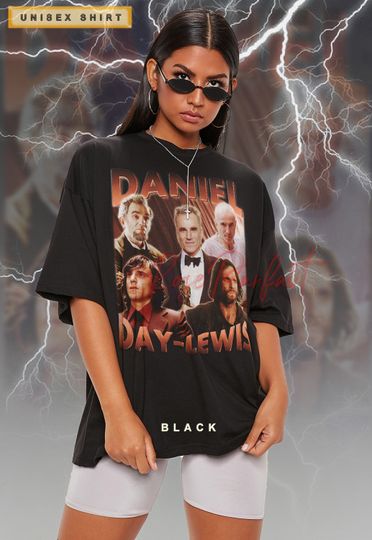 Discover DANIEL DAY-LEWIS Tribute Retro T-shirt - Daniel Day-Lewis Tee, Daniel Day Long Sleeve Shirt, Daniel Lewis Fans Tee, Daniel Lewis Kids Tee