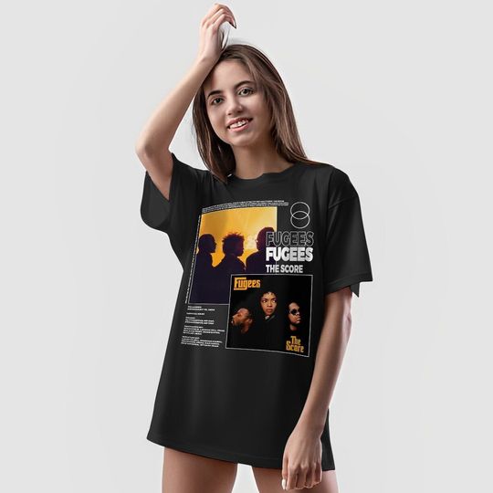 Discover Vintage Style Bootleg Inspired Tee | Graphic Unisex Tee | Fugees  - The Score LP Shirt, Aesthetic Pop Album Tee