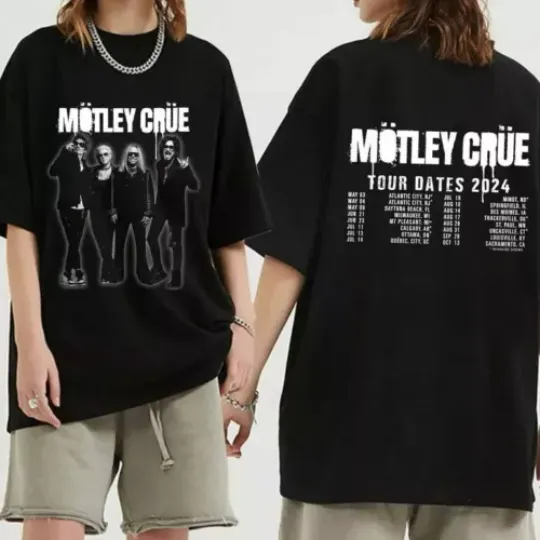 Discover Mötley Crüe 2024 Tour Shirt, Fans Gift