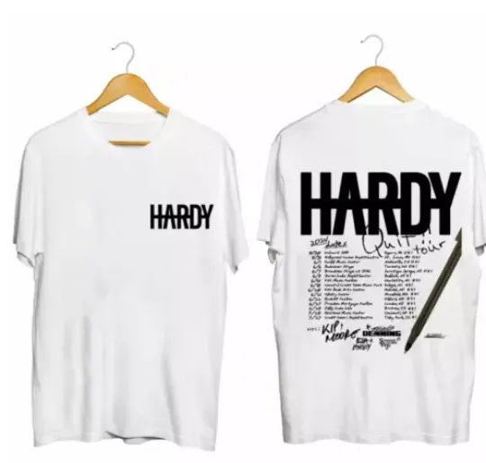 Discover Hardyy 2024 Quit!! Tour Shirt, Hardyy Fan Shirt, Hardyy 2024 Concert Shirt