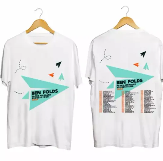 Discover Ben Folds - Paper Airplane Request Tour 2024 Shirt