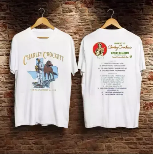 Discover Charley Crockett 2024 Tour Vintage Charley Crockett Classic T-Shirt