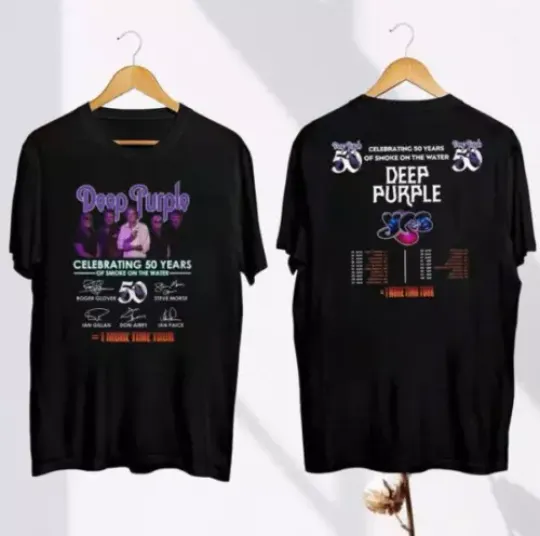 2024 Deep Purple Tour T-Shirt, Deep Purple Band Fan Gift