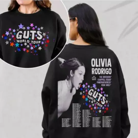 Discover Olivia Rodrigo Guts World Tour 2024 SweatShirt, Olivia Rodrigo Concert 2024