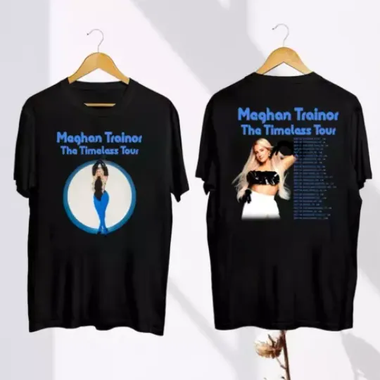 Discover Meghan Trainor Graphic Shirt, Meghan Trainor The Timeless Tour 2024 T-Shirt